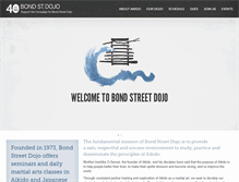 Tablet Screenshot of bondstreet.org